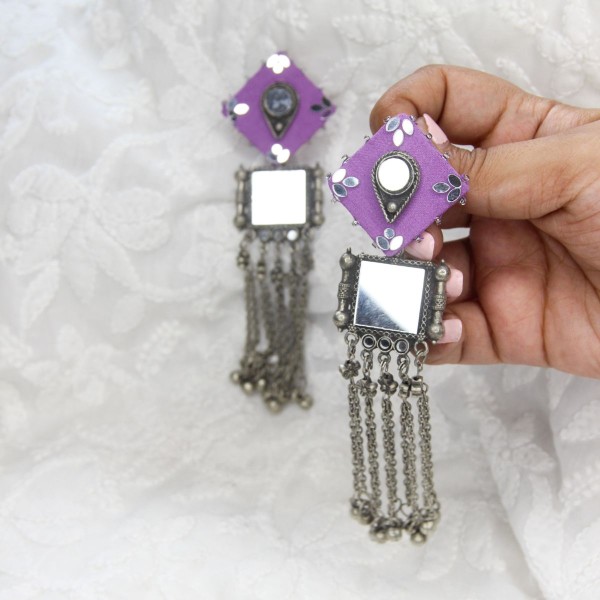 Lavender Mirror Shoulder dusters